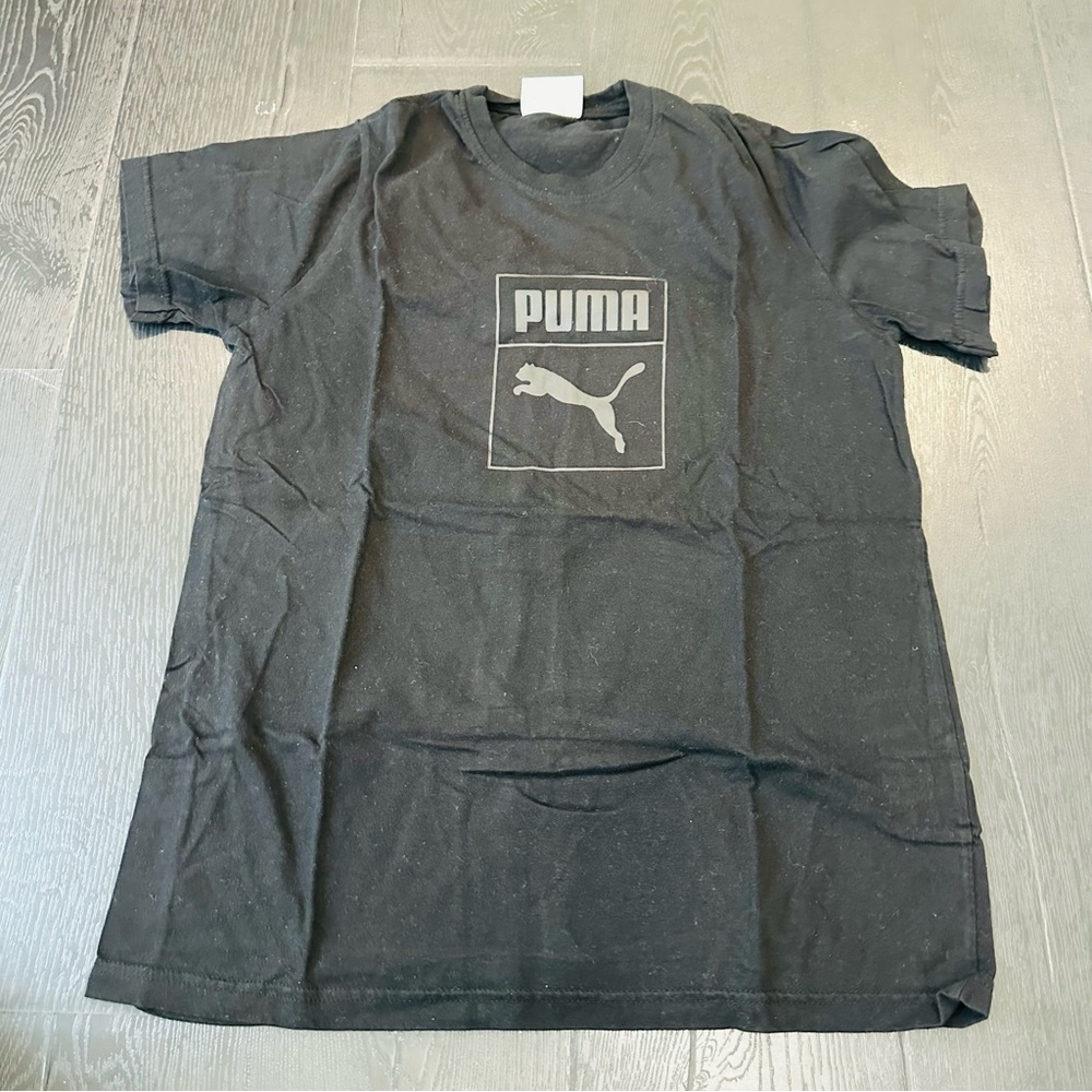 Puma Charcoal Logo Tee
